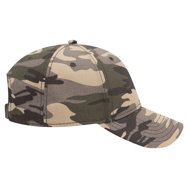 Camouflage Cotton Blend Twill 6 Panel Baseball Cap - Camouflage Cotton Blend Twill 6 Panel Baseball Cap - Image 118 of 119