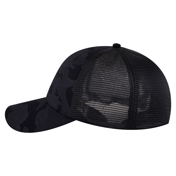 Comfy Fit 6-Panel Mesh Back Trucker Cap - Comfy Fit 6-Panel Mesh Back Trucker Cap - Image 7 of 22