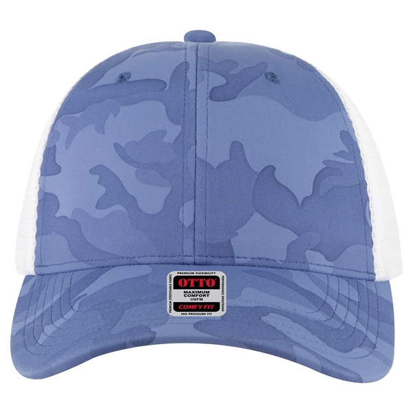 Comfy Fit 6-Panel Mesh Back Trucker Cap - Comfy Fit 6-Panel Mesh Back Trucker Cap - Image 11 of 22
