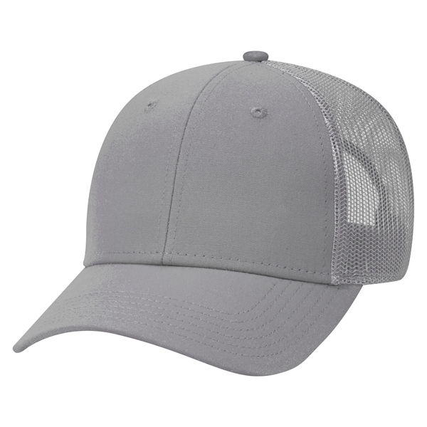 Cotton Canvas Mesh Back Low Profile Baseball Cap - Cotton Canvas Mesh Back Low Profile Baseball Cap - Image 15 of 54