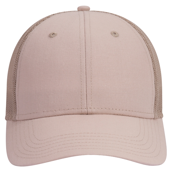 Cotton Canvas Mesh Back Low Profile Baseball Cap - Cotton Canvas Mesh Back Low Profile Baseball Cap - Image 26 of 54