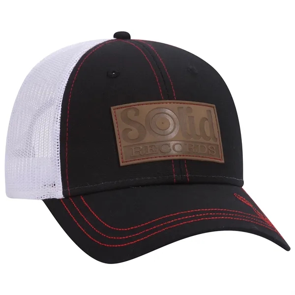 Cotton Canvas Mesh Back Low Profile Baseball Cap - Cotton Canvas Mesh Back Low Profile Baseball Cap - Image 30 of 54