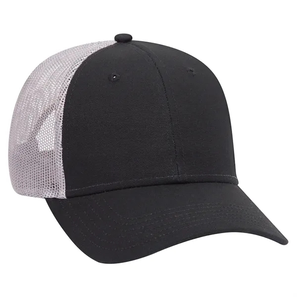 Cotton Canvas Mesh Back Low Profile Baseball Cap - Cotton Canvas Mesh Back Low Profile Baseball Cap - Image 31 of 54