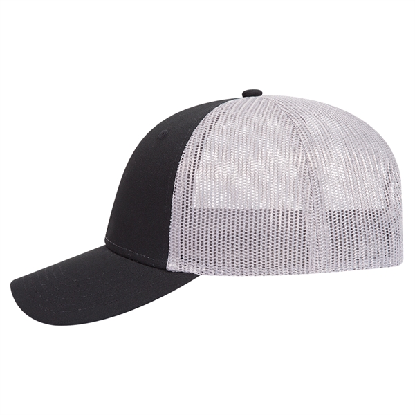Cotton Canvas Mesh Back Low Profile Baseball Cap - Cotton Canvas Mesh Back Low Profile Baseball Cap - Image 35 of 54