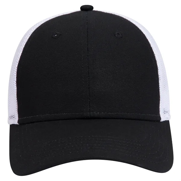 Cotton Canvas Mesh Back Low Profile Baseball Cap - Cotton Canvas Mesh Back Low Profile Baseball Cap - Image 39 of 54