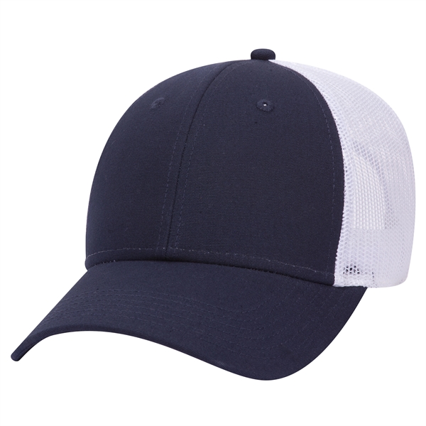 Cotton Canvas Mesh Back Low Profile Baseball Cap - Cotton Canvas Mesh Back Low Profile Baseball Cap - Image 52 of 54