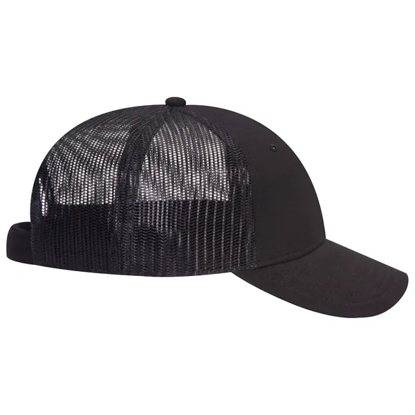 Comfy Cotton Jersey Knit 6 Panel Mesh Back Trucker Hat - Comfy Cotton Jersey Knit 6 Panel Mesh Back Trucker Hat - Image 9 of 21