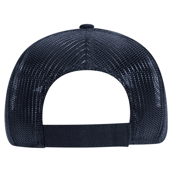 Comfy Cotton Jersey Knit 6 Panel Mesh Back Trucker Hat - Comfy Cotton Jersey Knit 6 Panel Mesh Back Trucker Hat - Image 11 of 21