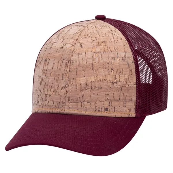 6 Panel Cork Mesh Back Baseball Cap - 6 Panel Cork Mesh Back Baseball Cap - Image 11 of 19