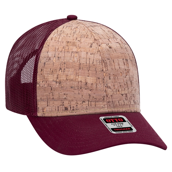 6 Panel Cork Mesh Back Baseball Cap - 6 Panel Cork Mesh Back Baseball Cap - Image 7 of 19
