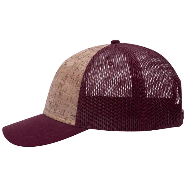 6 Panel Cork Mesh Back Baseball Cap - 6 Panel Cork Mesh Back Baseball Cap - Image 12 of 19