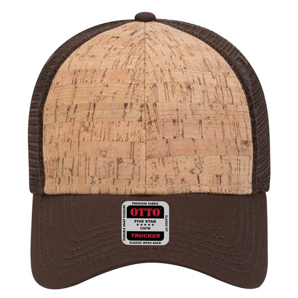 6 Panel Cork Mesh Back Baseball Cap - 6 Panel Cork Mesh Back Baseball Cap - Image 16 of 19