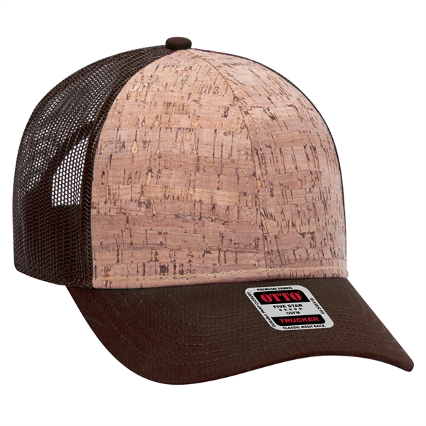6 Panel Cork Mesh Back Baseball Cap - 6 Panel Cork Mesh Back Baseball Cap - Image 14 of 19