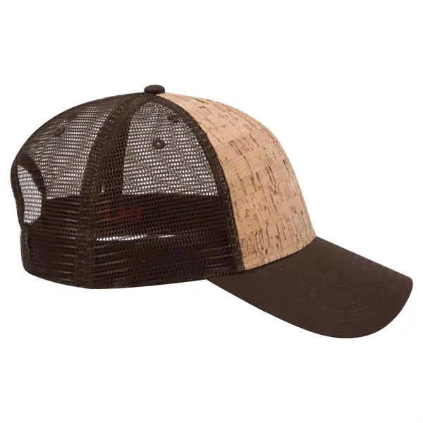 6 Panel Cork Mesh Back Baseball Cap - 6 Panel Cork Mesh Back Baseball Cap - Image 19 of 19