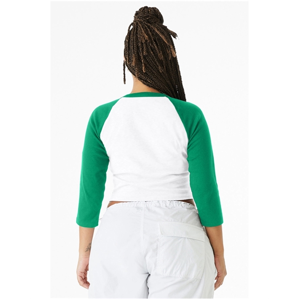 Bella + Canvas Ladies' Micro Ribbed Three-Quarter Raglan ... - Bella + Canvas Ladies' Micro Ribbed Three-Quarter Raglan ... - Image 11 of 55
