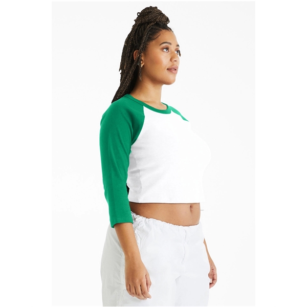Bella + Canvas Ladies' Micro Ribbed Three-Quarter Raglan ... - Bella + Canvas Ladies' Micro Ribbed Three-Quarter Raglan ... - Image 12 of 55