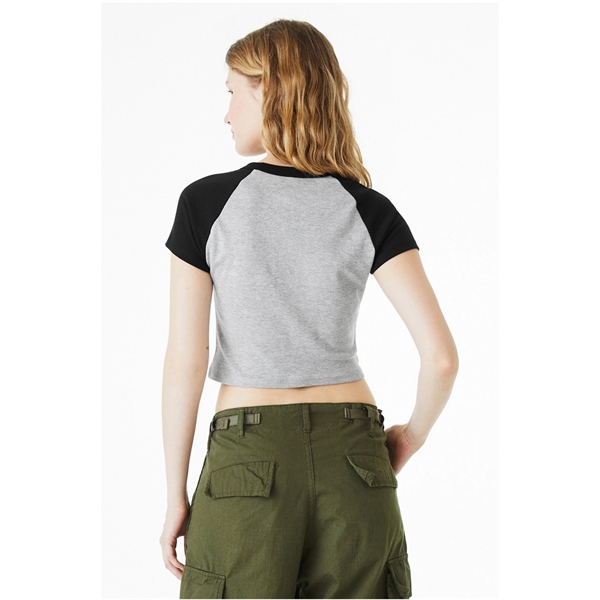 Bella + Canvas Ladies' Micro Ribbed Raglan Baby T-Shirt - Bella + Canvas Ladies' Micro Ribbed Raglan Baby T-Shirt - Image 13 of 58