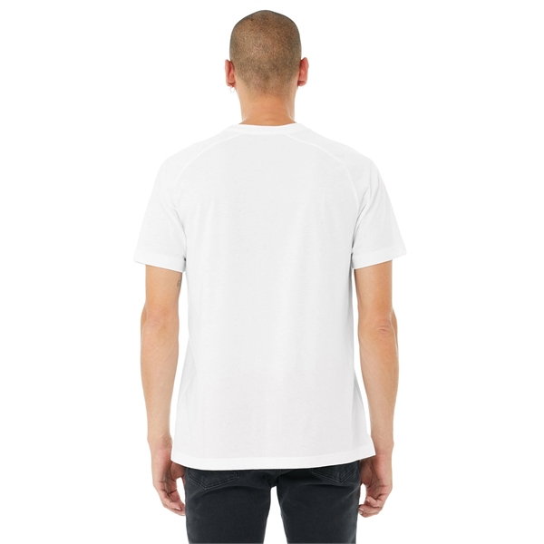 Bella + Canvas Men's Heather CVC Raglan T-Shirt - Bella + Canvas Men's Heather CVC Raglan T-Shirt - Image 23 of 46