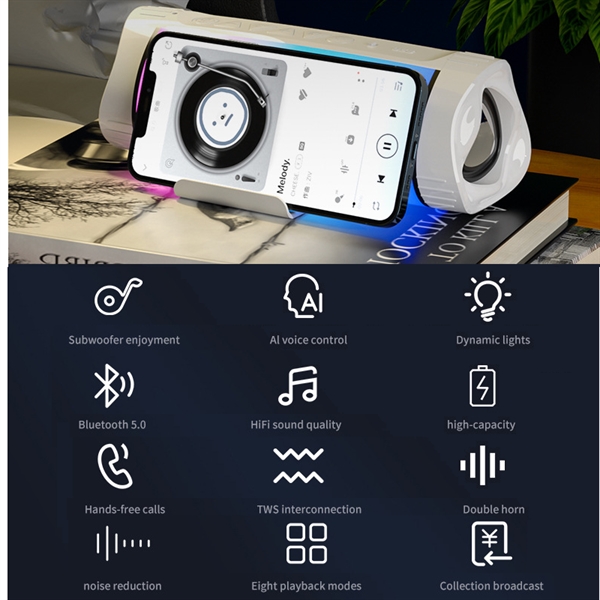 3D Wireless Colorful Bluetooth Speaker - 3D Wireless Colorful Bluetooth Speaker - Image 2 of 2