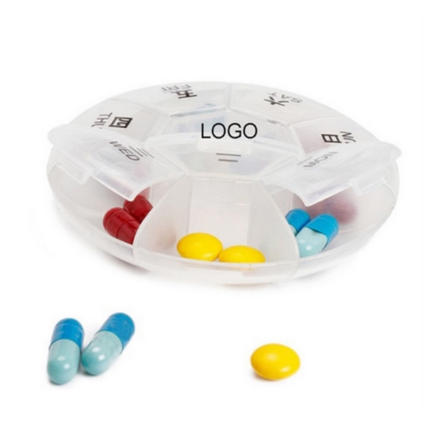 7-day Plastic Pill Box Case - 7-day Plastic Pill Box Case - Image 0 of 1