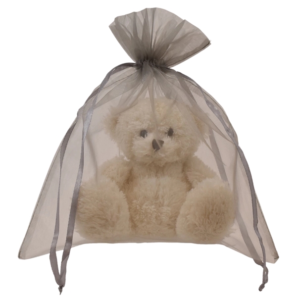 White 6" Mini Peyton Bear - White 6" Mini Peyton Bear - Image 15 of 16