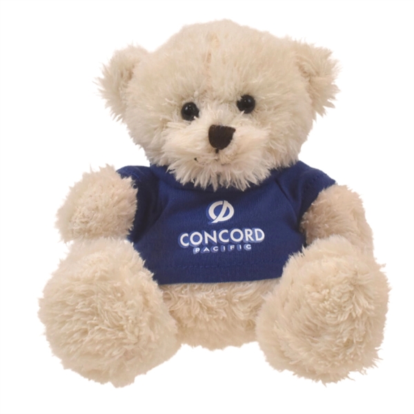 White 6" Mini Peyton Bear - White 6" Mini Peyton Bear - Image 2 of 16