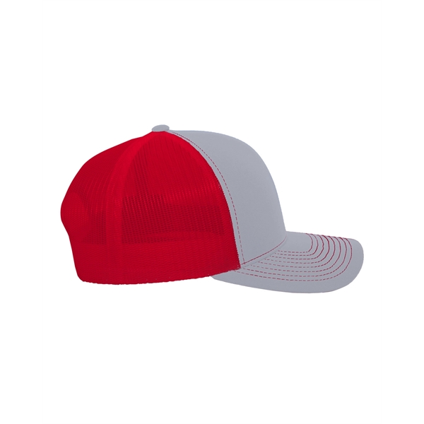 Pacific Headwear Contrast Stitch Trucker Snapback - Pacific Headwear Contrast Stitch Trucker Snapback - Image 30 of 58