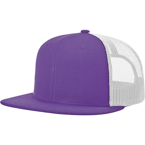 Richardson 511 Snapback Wool Blend Flatbill Trucker Hat - Richardson 511 Snapback Wool Blend Flatbill Trucker Hat - Image 10 of 20