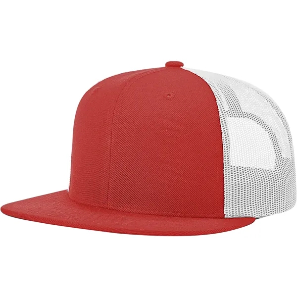 Richardson 511 Snapback Wool Blend Flatbill Trucker Hat - Richardson 511 Snapback Wool Blend Flatbill Trucker Hat - Image 20 of 20