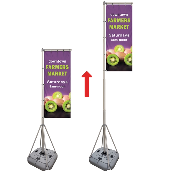 8' Giant Flagpole Kit - 8' Giant Flagpole Kit - Image 3 of 13