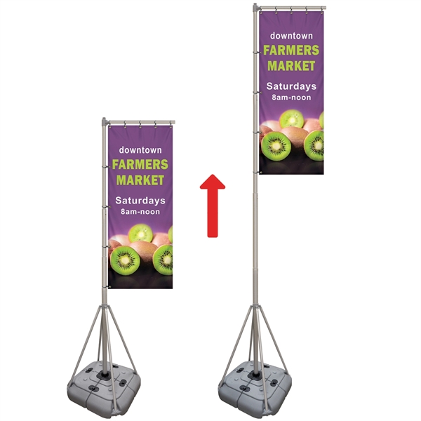 8' Giant Flagpole Kit Double Sided - 8' Giant Flagpole Kit Double Sided - Image 4 of 14