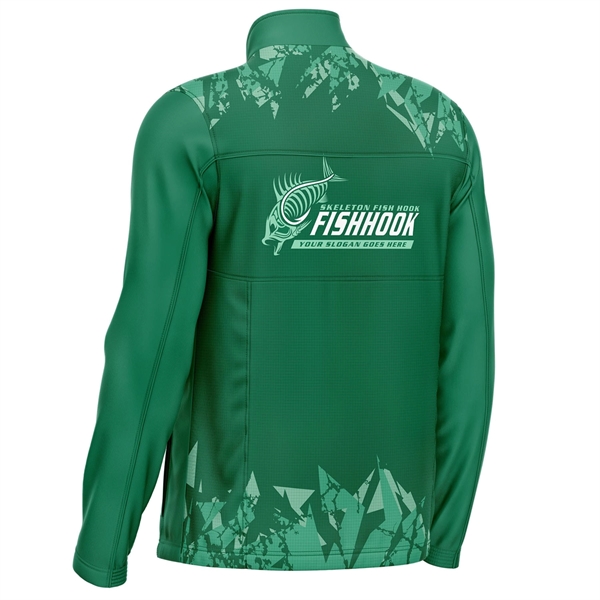 150 GSM Short Hole Mesh Long Sleeve Sublimation T-Shirt - 150 GSM Short Hole Mesh Long Sleeve Sublimation T-Shirt - Image 2 of 3