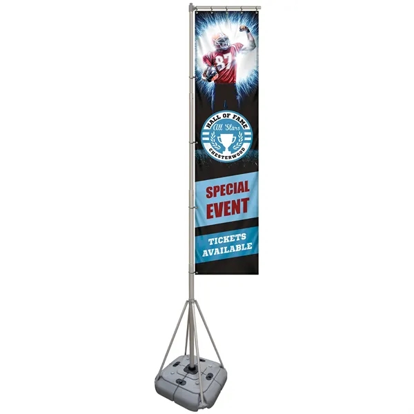 13' Giant Flagpole Kit Double Sided - 13' Giant Flagpole Kit Double Sided - Image 1 of 13