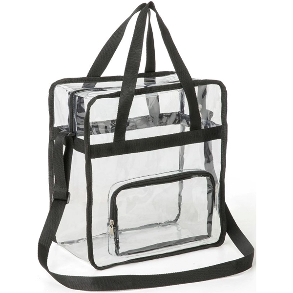Stadium Approved Transparent Tote Bag (11" X 12" X 6") - Stadium Approved Transparent Tote Bag (11" X 12" X 6") - Image 8 of 15