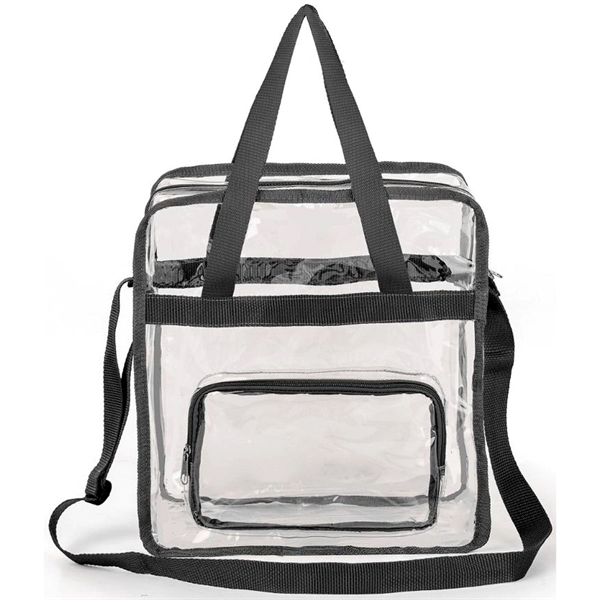 Stadium Approved Transparent Tote Bag (11" X 12" X 6") - Stadium Approved Transparent Tote Bag (11" X 12" X 6") - Image 10 of 15