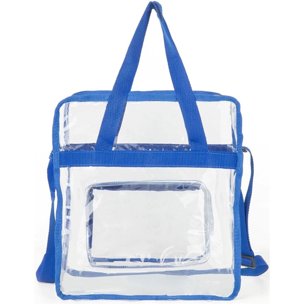 Stadium Approved Transparent Tote Bag (11" X 12" X 6") - Stadium Approved Transparent Tote Bag (11" X 12" X 6") - Image 9 of 15