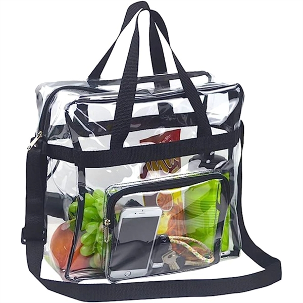 Stadium Approved Transparent Tote Bag (11" X 12" X 6") - Stadium Approved Transparent Tote Bag (11" X 12" X 6") - Image 3 of 15