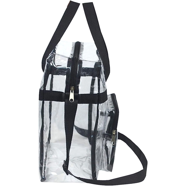 Stadium Approved Transparent Tote Bag (11" X 12" X 6") - Stadium Approved Transparent Tote Bag (11" X 12" X 6") - Image 5 of 15