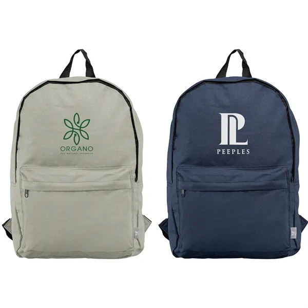 Glasgow - RPET 300D Poly Canvas Backpack - Glasgow - RPET 300D Poly Canvas Backpack - Image 0 of 2