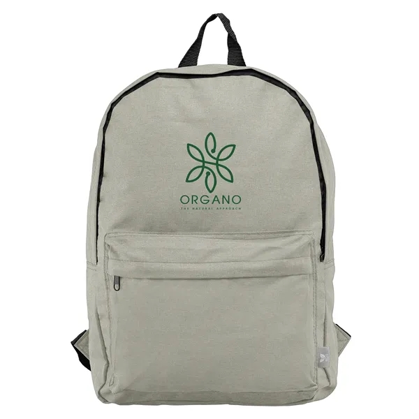 Glasgow - RPET 300D Poly Canvas Backpack - Glasgow - RPET 300D Poly Canvas Backpack - Image 2 of 2