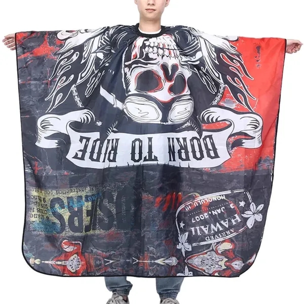 Sublimation Barber Cape Salon Apron - Sublimation Barber Cape Salon Apron - Image 1 of 2