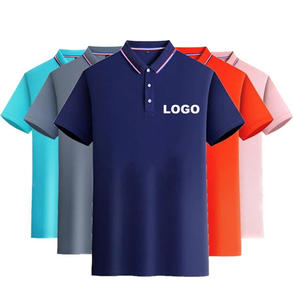 Custom Unisex Quick Dry Polo T-shirt - Custom Unisex Quick Dry Polo T-shirt - Image 1 of 2