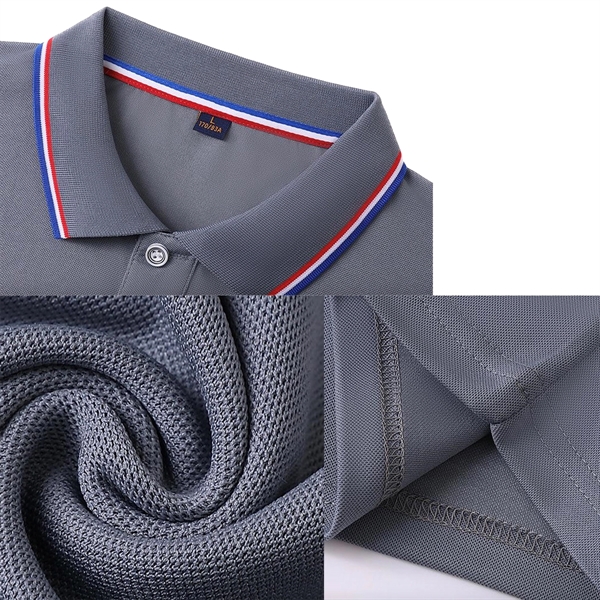 Custom Unisex Quick Dry Polo T-shirt - Custom Unisex Quick Dry Polo T-shirt - Image 2 of 2