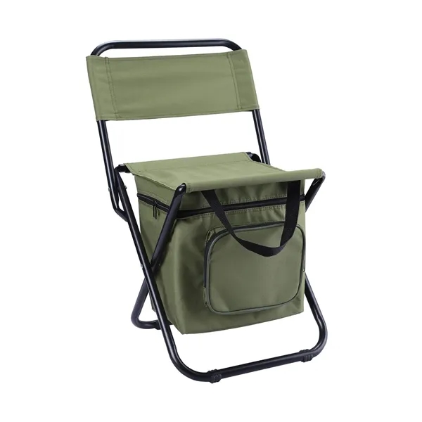 Foldable Fishing Chair with Cooler Bag - Foldable Fishing Chair with Cooler Bag - Image 1 of 6