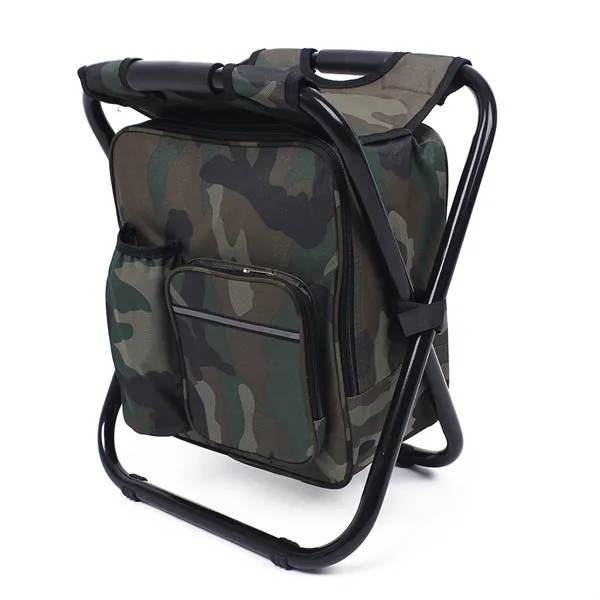 Foldable Fishing Chair with Cooler Bag - Foldable Fishing Chair with Cooler Bag - Image 5 of 6