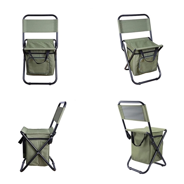 Foldable Fishing Chair with Cooler Bag - Foldable Fishing Chair with Cooler Bag - Image 6 of 6