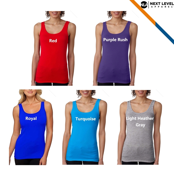 Next Level® 4.3 oz Tri-Blend Ladies Tank Tops - Next Level® 4.3 oz Tri-Blend Ladies Tank Tops - Image 3 of 4