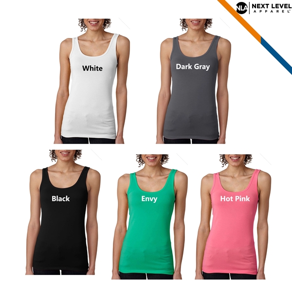 Next Level® 4.3 oz Tri-Blend Ladies Tank Tops - Next Level® 4.3 oz Tri-Blend Ladies Tank Tops - Image 4 of 4