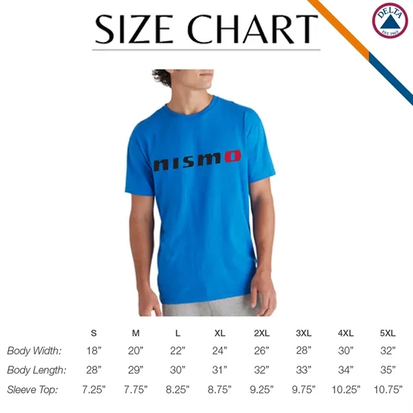 Delta Apparel® 5.2 oz 100% Pro Weight Cotton T-shirts - Delta Apparel® 5.2 oz 100% Pro Weight Cotton T-shirts - Image 2 of 13