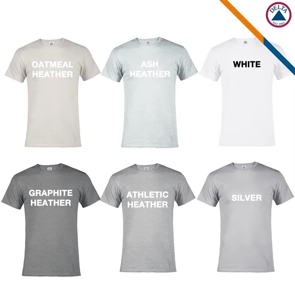 Delta Apparel® 5.2 oz 100% Pro Weight Cotton T-shirts - Delta Apparel® 5.2 oz 100% Pro Weight Cotton T-shirts - Image 9 of 13